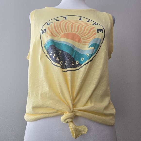 Salt Life Live‎ Salty Sleeveless Tank Top Size Small - Picture 3 of 5